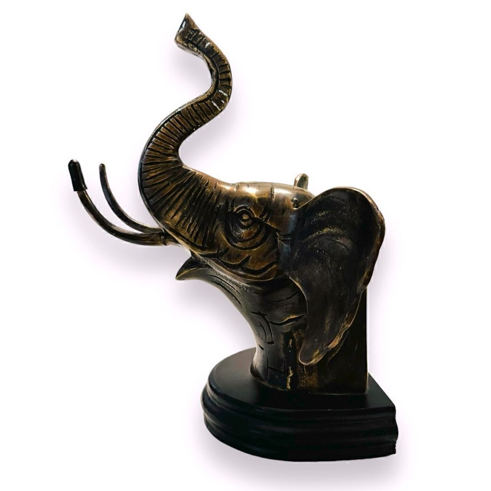 Vintage Andrea by Sadek Metal Elephant Bookend